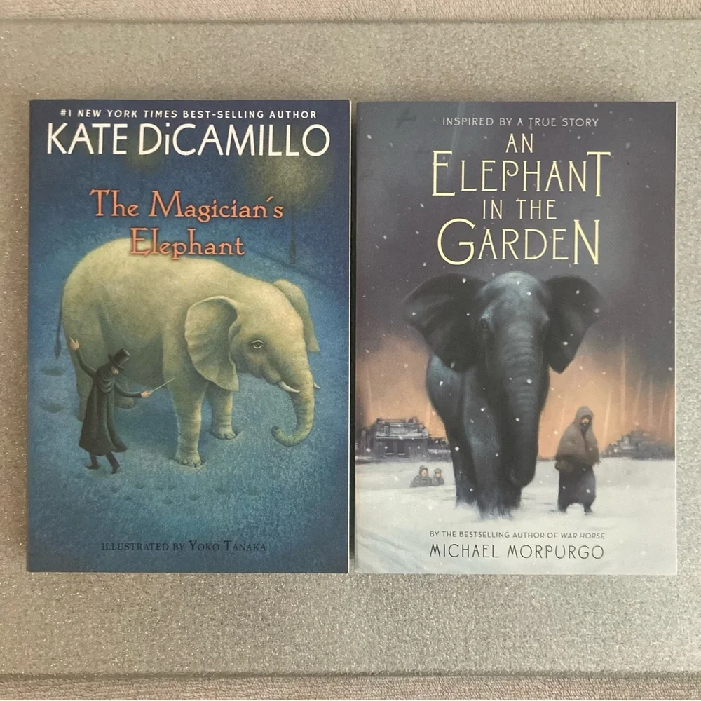 2 Elephant books 🐘